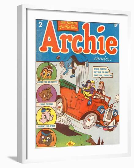 Archie Comics Retro: Archie Comic Book Cover No.2 (Aged)-Bob Montana-Framed Art Print