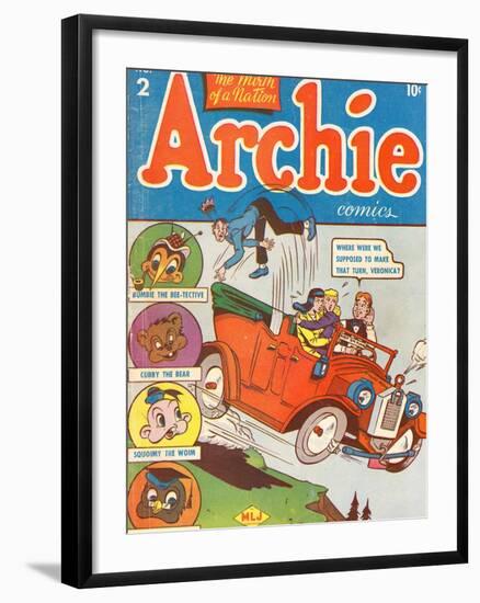 Archie Comics Retro: Archie Comic Book Cover No.2 (Aged)-Bob Montana-Framed Art Print