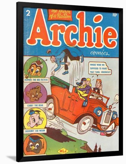 Archie Comics Retro: Archie Comic Book Cover No.2 (Aged)-Bob Montana-Framed Art Print