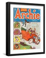 Archie Comics Retro: Archie Comic Book Cover No.2 (Aged)-Bob Montana-Framed Art Print