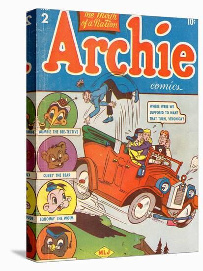 Archie Comics Retro: Archie Comic Book Cover No.2 (Aged)-Bob Montana-Stretched Canvas