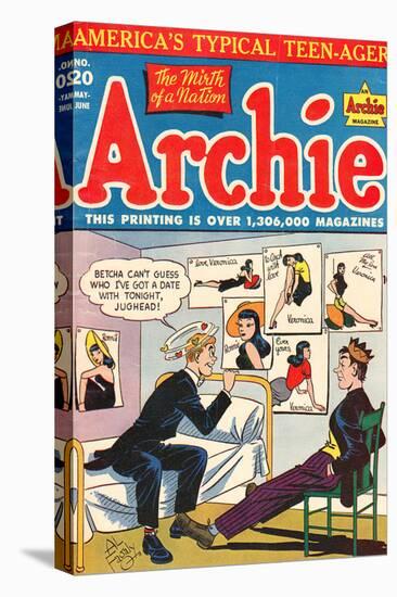 Archie Comics Retro: Archie Comic Book Cover No.20 (Aged)-Al Fagaly-Stretched Canvas