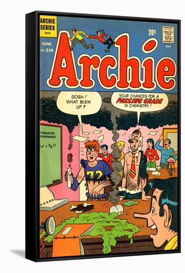 Archie Comics Retro: Archie Comic Book Cover No.218 (Aged)-null-Framed Stretched Canvas