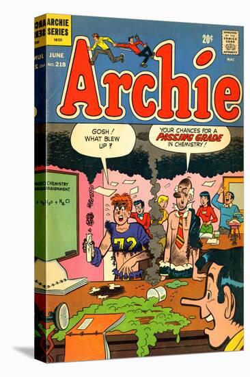 Archie Comics Retro: Archie Comic Book Cover No.218 (Aged)-null-Stretched Canvas