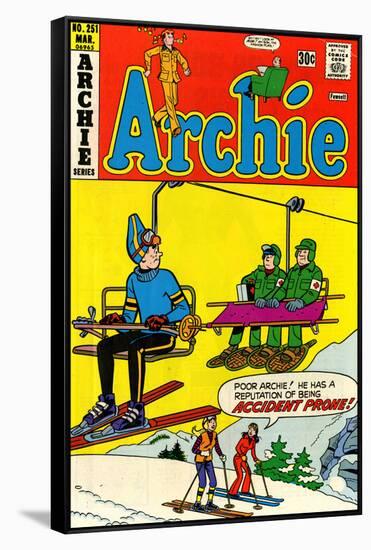 Archie Comics Retro: Archie Comic Book Cover No.251 (Aged)-null-Framed Stretched Canvas