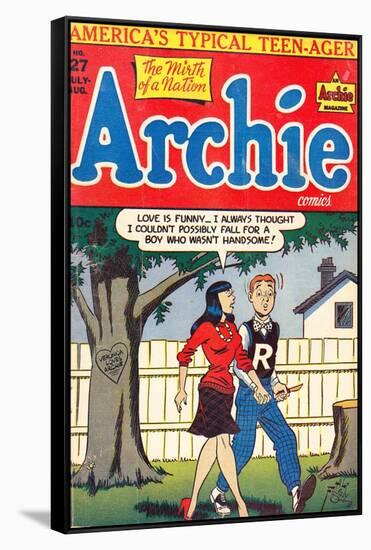 Archie Comics Retro: Archie Comic Book Cover No.27 (Aged)-Al Fagaly-Framed Stretched Canvas