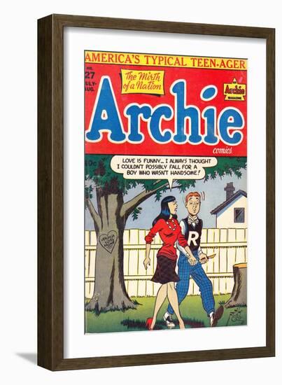 Archie Comics Retro: Archie Comic Book Cover No.27 (Aged)-Al Fagaly-Framed Art Print