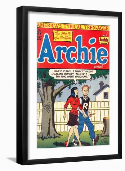 Archie Comics Retro: Archie Comic Book Cover No.27 (Aged)-Al Fagaly-Framed Art Print