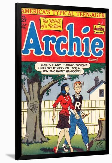 Archie Comics Retro: Archie Comic Book Cover No.27 (Aged)-Al Fagaly-Framed Art Print