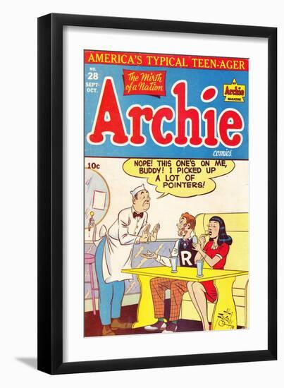 Archie Comics Retro: Archie Comic Book Cover No.28 (Aged)-Al Fagaly-Framed Art Print