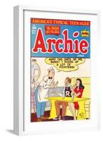 Archie Comics Retro: Archie Comic Book Cover No.28 (Aged)-Al Fagaly-Framed Art Print