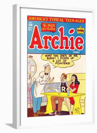 Archie Comics Retro: Archie Comic Book Cover No.28 (Aged)-Al Fagaly-Framed Art Print