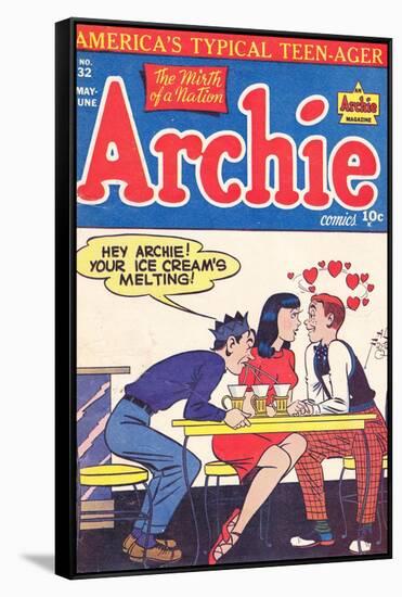 Archie Comics Retro: Archie Comic Book Cover No.32 (Aged)-Al Fagaly-Framed Stretched Canvas