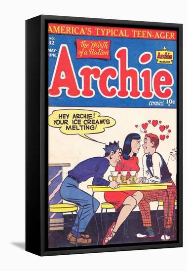 Archie Comics Retro: Archie Comic Book Cover No.32 (Aged)-Al Fagaly-Framed Stretched Canvas