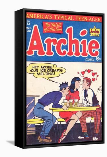 Archie Comics Retro: Archie Comic Book Cover No.32 (Aged)-Al Fagaly-Framed Stretched Canvas