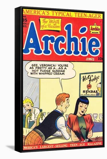 Archie Comics Retro: Archie Comic Book Cover No.35 (Aged)-Bill Vigoda-Framed Stretched Canvas