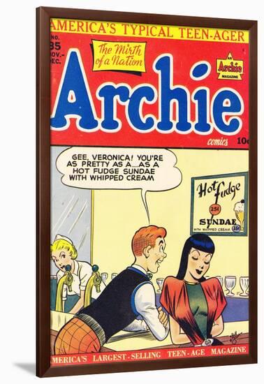 Archie Comics Retro: Archie Comic Book Cover No.35 (Aged)-Bill Vigoda-Framed Art Print