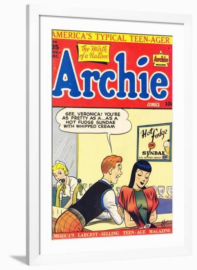 Archie Comics Retro: Archie Comic Book Cover No.35 (Aged)-Bill Vigoda-Framed Art Print