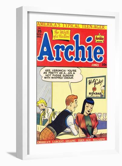 Archie Comics Retro: Archie Comic Book Cover No.35 (Aged)-Bill Vigoda-Framed Art Print