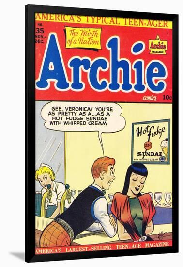 Archie Comics Retro: Archie Comic Book Cover No.35 (Aged)-Bill Vigoda-Framed Art Print