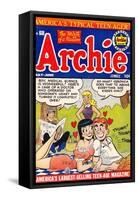 Archie Comics Retro: Archie Comic Book Cover No.68 (Aged)-null-Framed Stretched Canvas