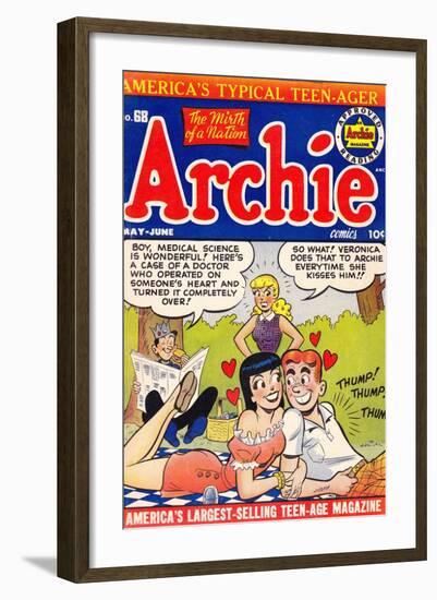 Archie Comics Retro: Archie Comic Book Cover No.68 (Aged)-null-Framed Art Print