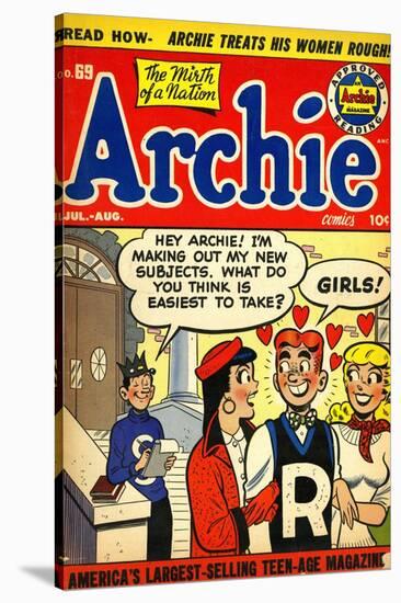 Archie Comics Retro: Archie Comic Book Cover No.69 (Aged)-null-Stretched Canvas