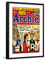 Archie Comics Retro: Archie Comic Book Cover No.69 (Aged)-null-Framed Art Print