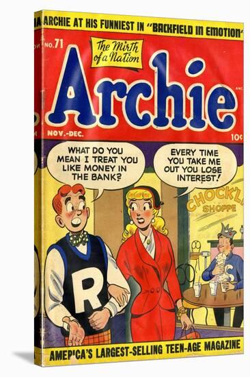 Archie Comics Retro: Archie Comic Book Cover No.71 (Aged)-null-Stretched Canvas