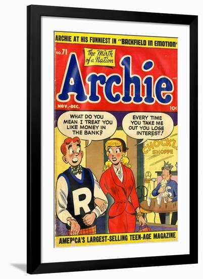 Archie Comics Retro: Archie Comic Book Cover No.71 (Aged)-null-Framed Art Print