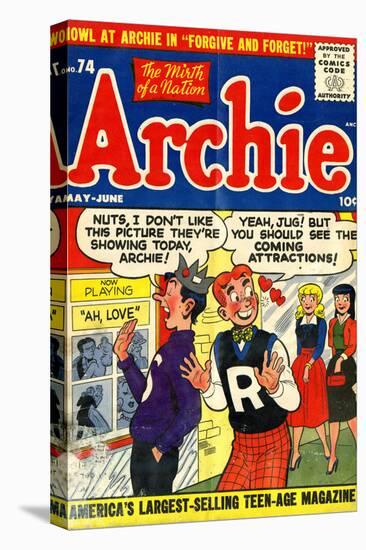 Archie Comics Retro: Archie Comic Book Cover No.74 (Aged)-null-Stretched Canvas