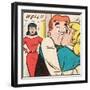 Archie Comics Retro: Archie Comic Panel; Archie, Betty and Veronica (Aged)-null-Framed Art Print