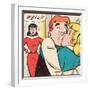 Archie Comics Retro: Archie Comic Panel; Archie, Betty and Veronica (Aged)-null-Framed Art Print