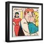 Archie Comics Retro: Archie Comic Panel; Archie, Betty and Veronica (Aged)-null-Framed Art Print