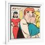 Archie Comics Retro: Archie Comic Panel; Archie, Betty and Veronica (Aged)-null-Framed Art Print