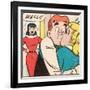 Archie Comics Retro: Archie Comic Panel; Archie, Betty and Veronica (Aged)-null-Framed Art Print