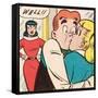 Archie Comics Retro: Archie Comic Panel; Archie, Betty and Veronica (Aged)-null-Framed Stretched Canvas