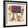 Archie Comics Retro: Archie Comic Panel Betty and Veronica Go to The Dogs (Aged)-Bill Woggon-Framed Art Print