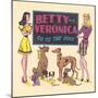 Archie Comics Retro: Archie Comic Panel Betty and Veronica Go to The Dogs (Aged)-Bill Woggon-Mounted Art Print