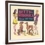 Archie Comics Retro: Archie Comic Panel Betty and Veronica Go to The Dogs (Aged)-Bill Woggon-Framed Art Print