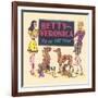 Archie Comics Retro: Archie Comic Panel Betty and Veronica Go to The Dogs (Aged)-Bill Woggon-Framed Art Print