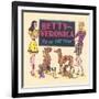 Archie Comics Retro: Archie Comic Panel Betty and Veronica Go to The Dogs (Aged)-Bill Woggon-Framed Art Print