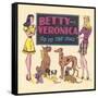 Archie Comics Retro: Archie Comic Panel Betty and Veronica Go to The Dogs (Aged)-Bill Woggon-Framed Stretched Canvas