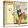 Archie Comics Retro: Archie Comic Panel; Conspiracy of Clumsiness (Aged)-null-Stretched Canvas