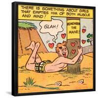 Archie Comics Retro: Archie Comic Panel; Glah! (Aged)-null-Framed Poster