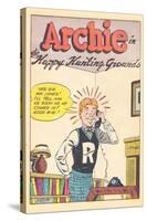 Archie Comics Retro: Archie Comic Panel Happy Hunting Grounds (Aged)-Bill Vigoda-Stretched Canvas