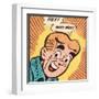 Archie Comics Retro: Archie Comic Panel; Hey! Why Not? (Aged)-null-Framed Art Print