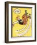 Archie Comics Retro: Archie Comic Panel; Rollerskating Oops! (Aged)-null-Framed Art Print