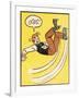 Archie Comics Retro: Archie Comic Panel; Rollerskating Oops! (Aged)-null-Framed Art Print