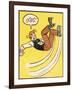 Archie Comics Retro: Archie Comic Panel; Rollerskating Oops! (Aged)-null-Framed Art Print